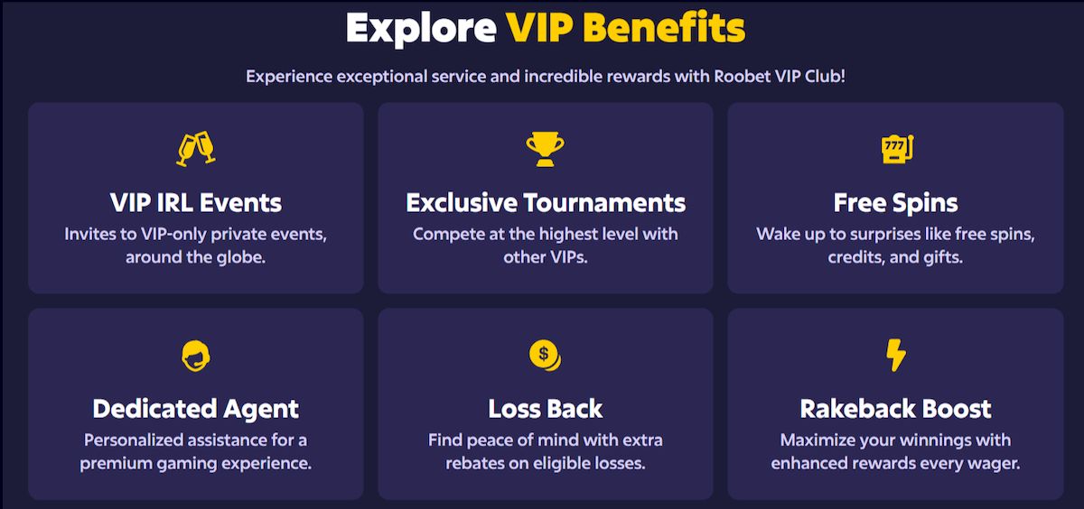 Roobet Nederland Casino VIP-club en loyaliteitsprogramma