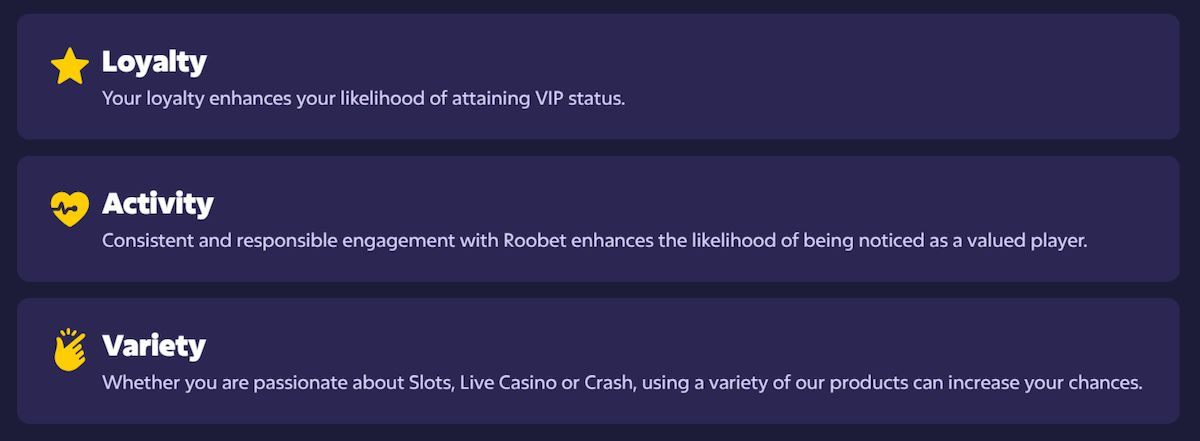 Roobet Nederland Casino VIP-club en loyaliteitsprogramma